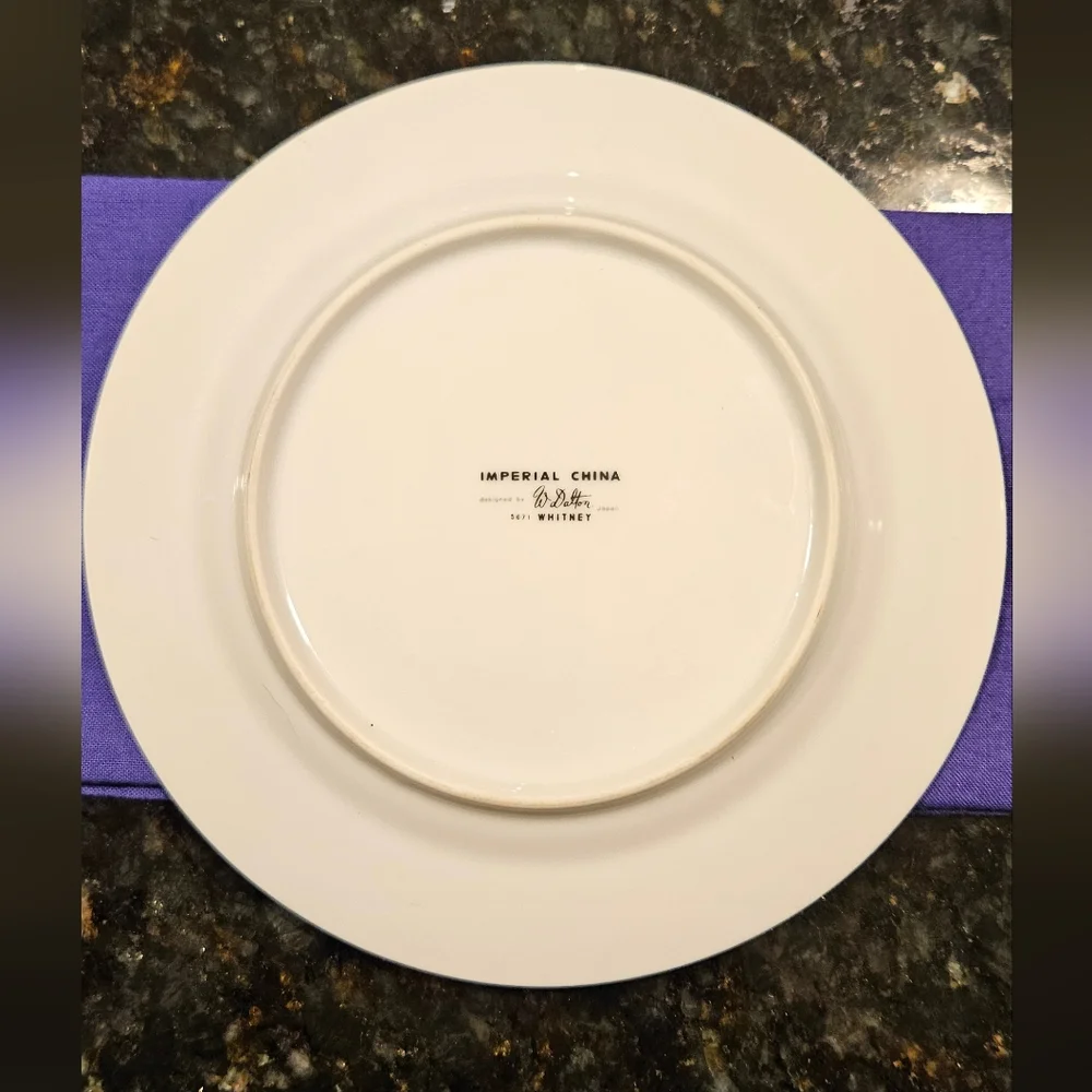 4 (Set) Bread & Butter Imperial China W Dalton #5671 